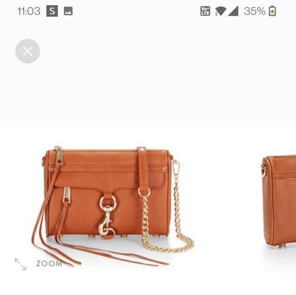 Caramel leather Rebecca Minkoff Large M.A.C. crossbody bag - Picture 2 of 16